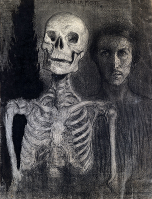 Giovanni Costetti - I follow the Death (Self-portrait)
