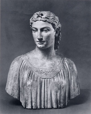 Anonimo italiano - Busto allegorico femminile