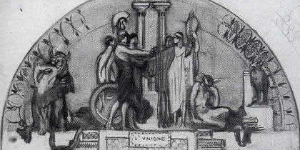 Antonio Rizzi - Bozzetto per L'Unione