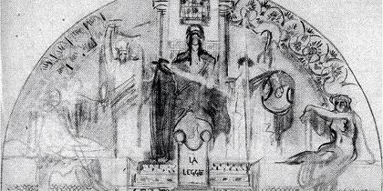 Antonio Rizzi - Bozzetto per La Legge