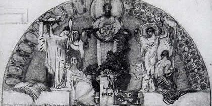 Antonio Rizzi - Bozzetto per La Pace