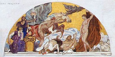 Antonio Rizzi - Bozzetto per Libero Pensiero