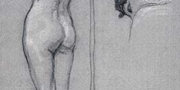 Antonio Rizzi – Studio di figura femminile per La Pace Antonio Rizzi - Studio di figura femminile per La Pace