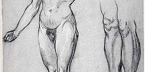 Antonio Rizzi - Studio di figura maschile per Il Valore