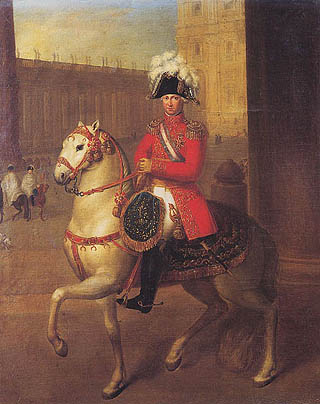 Bernardino Nocchi - Equestrian Portrait of Luigi Braschi Onesti