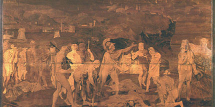 Giovanni Maffezzoli - Giasone, Ercole e gli Argonauti compiangono la morte di Cizico