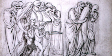 Giuseppe Bossi – Seppellimento delle ceneri di Temistocle Giuseppe Bossi - Seppellimento delle ceneri di Temistocle