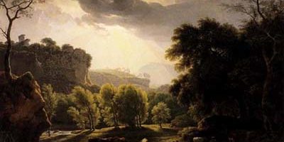 Hendrik Voogd - Paesaggio con guado