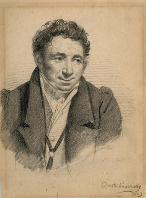 Orest Kiprenskij - Ritratto del dottor Lorenzo Maza di Furnari, 1829