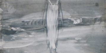 Paolo Michetti – Donna sulla battigia Paolo Michetti - Donna sulla battigia