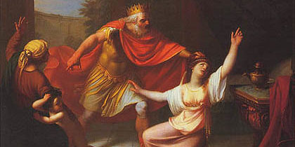 Stefano Tofanelli – Acrisio scopre l’esistenza di Perseo e ripudia Danae Stefano Tofanelli - Acrisio scopre l'esistenza di Perseo e ripudia Danae