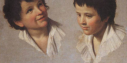 Stefano Tofanelli –  Studio per il ritratto della famiglia Belluomini Stefano Tofanelli - Studio per il ritratto della famiglia Belluomini