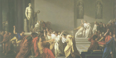Vincenzo Camuccini - La morte di Giulio Cesare