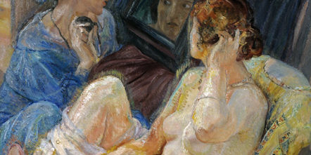 Ferruccio Ferrazzi, La nuda (frammento della terza versione della Vita gaia), 1922 Ferruccio Ferrazzi, La nuda (frammento della terza versione della Vita gaia), 1922