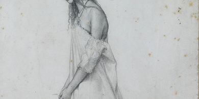 Vincenzo Vela: studio per la preghiera del mattino