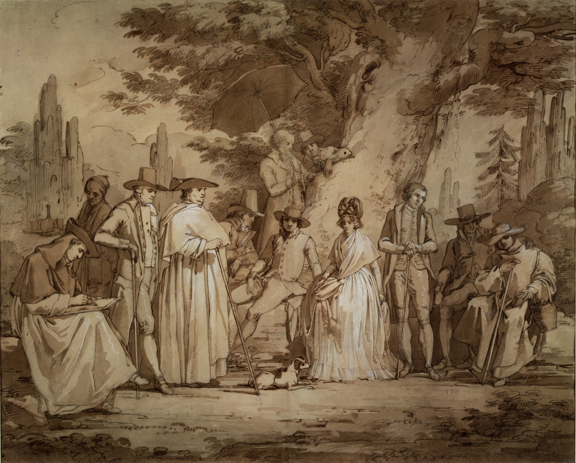 Giovanni Battista dell’Era - Ritratto di gruppo in un giardino