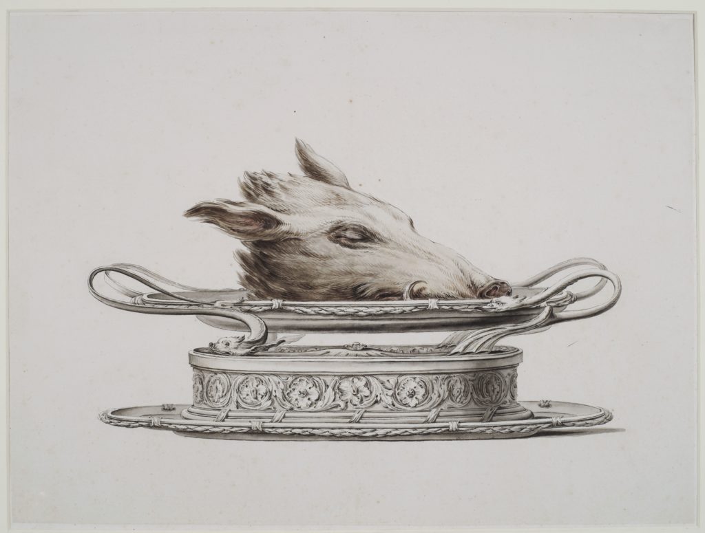 Atelier of Luigi Valadier - Head of a Boar