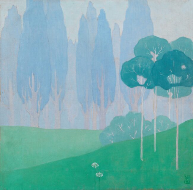 Zecchin_Annunciation_Galleria_Carlo_virgilio descrizione mostra