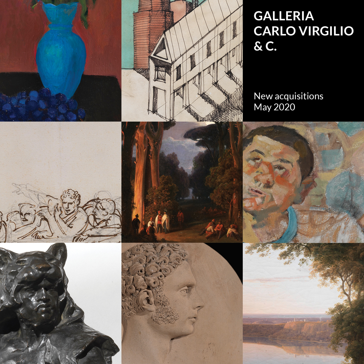 Newletter_1_Eng_Galleria_Carlo_Virgilio Opere newsletter maggio 2020