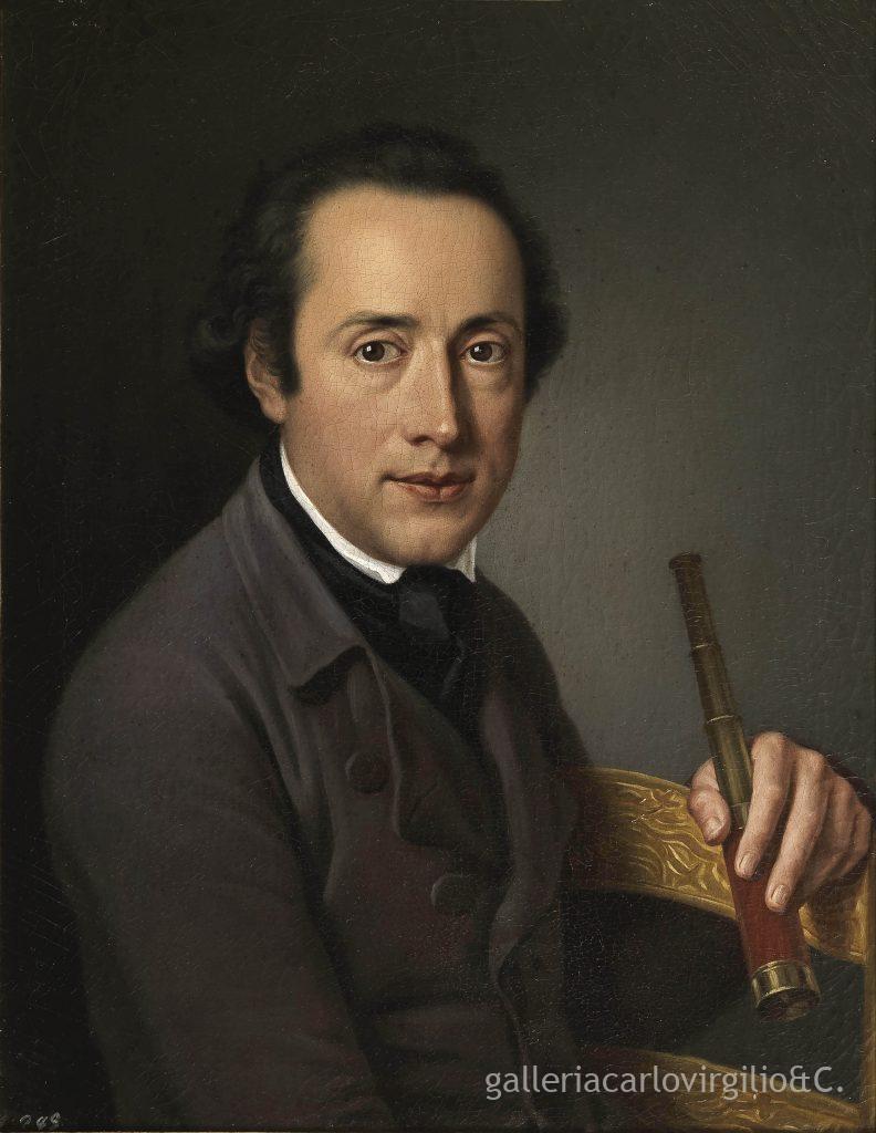 Gaetano De Simone - Portrait of the Astronomer Giuseppe Cassella