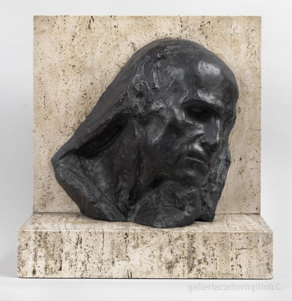 Leonardo Bistolfi - Head of a Philosopher