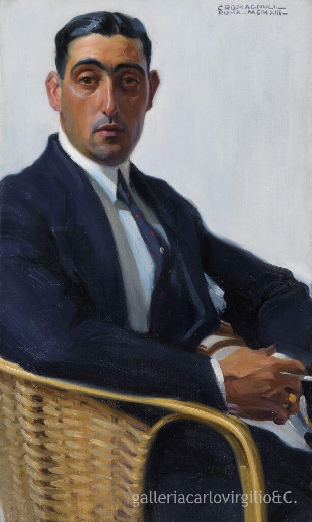 Carlo Romagnoli - Male portrait