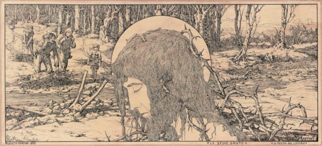 Alberto Martini Spine sante galleria carlo virgilio-min