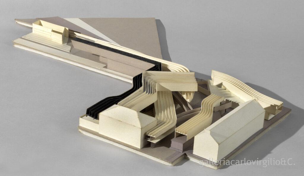 Zaha Hadid - Projectual model for the contest of the Maxxi in Rome, final competition
