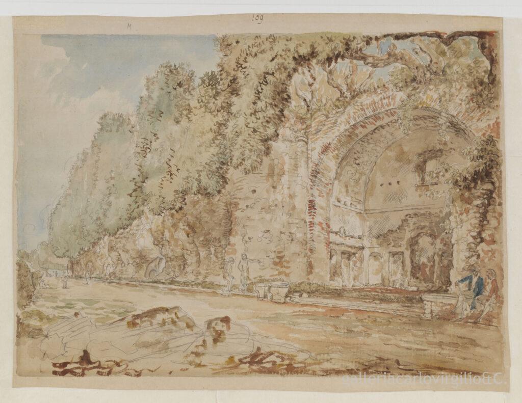 Carlo Labruzzi - Villa di Domiziano a Castel Gandolfo
