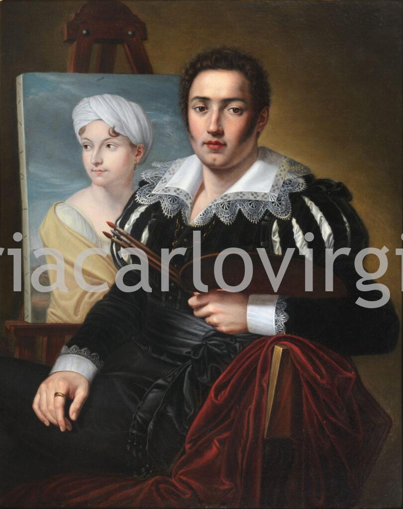 Giuseppe Gandolfo - Autoritratto in costume shakespeariano (o alla Van Dyck)