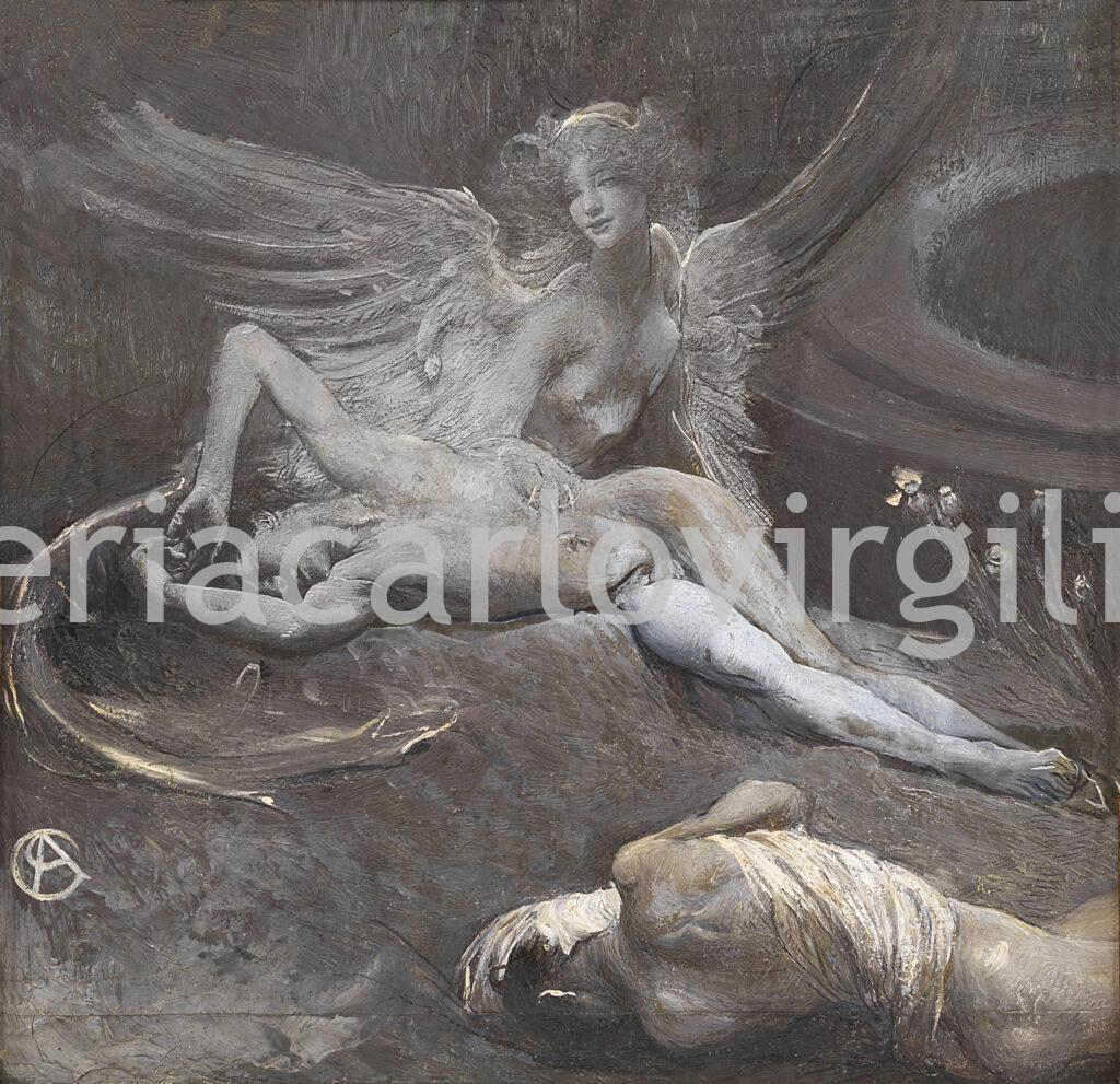 Giulio Aristide Sartorio - Sphinx / Scylla and Charybdis