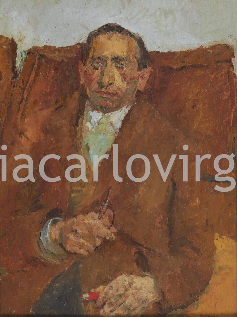 Fausto Pirandello - Portrait of Virgilio Guzzi