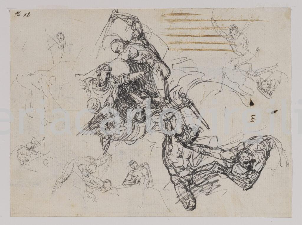 Luigi Sabatelli - Studies of classical figures and various studies